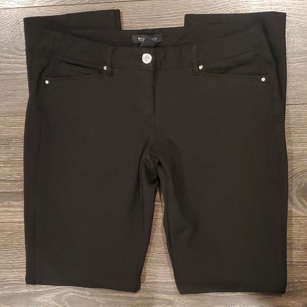 ❤ WHITE HOUSE BLACK MARKET (WHBM SLIM LEG PANTS 4S (27 SHORT) AND 6S (28 SHORT)